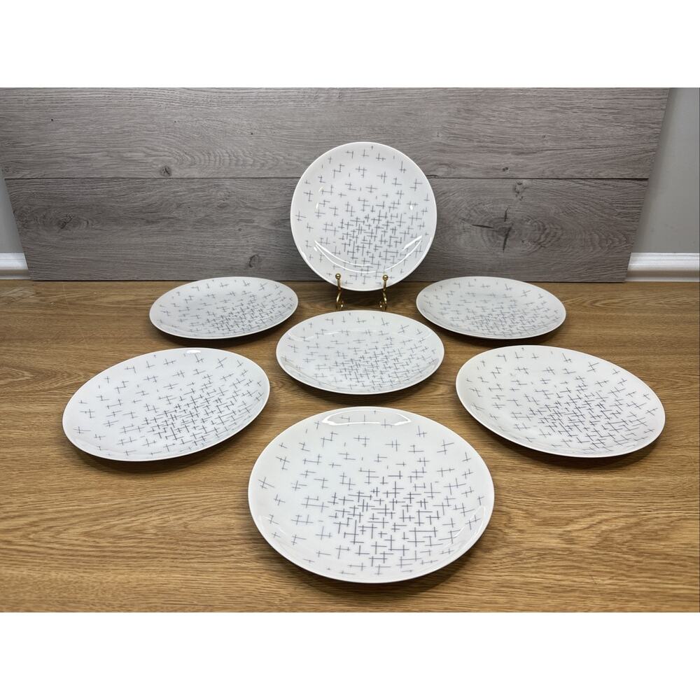 Arzberg CROSSROADS Germany 7.5” Salad Plate -set Of 7